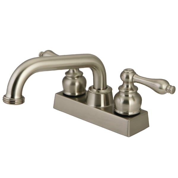 4 in Centerset2-HandleLaundry Faucet, Brushed Nickel